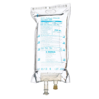 Sol NaCl 250mL Bag 24/case