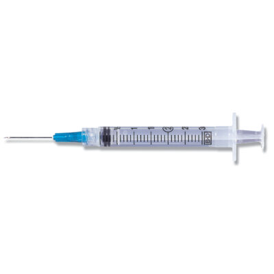 Syringe 3cc 23Gx1 100/bx