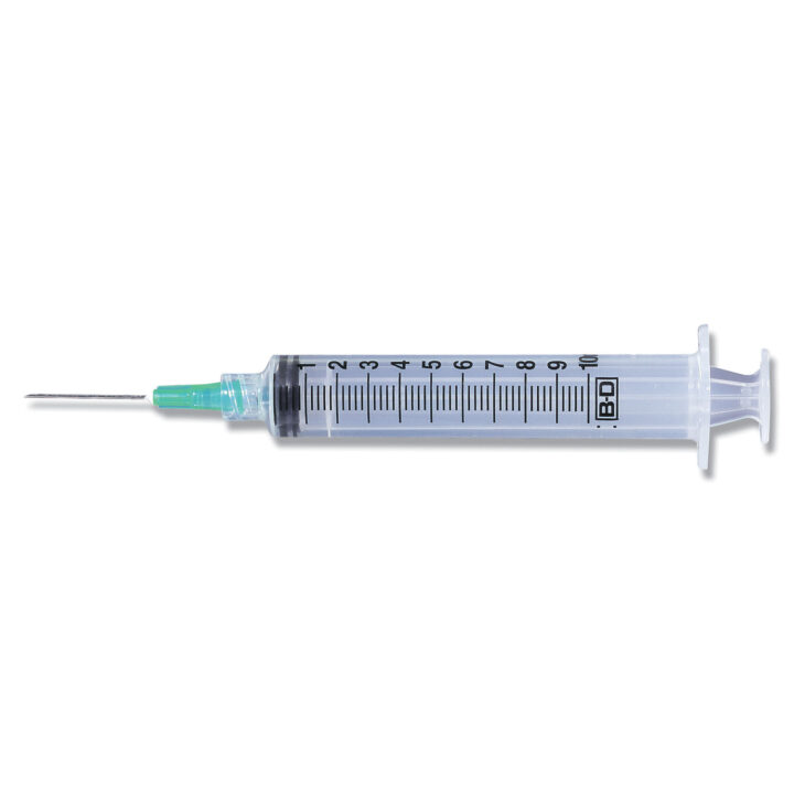 Syringe 10cc 18Gx1 1/2" LL