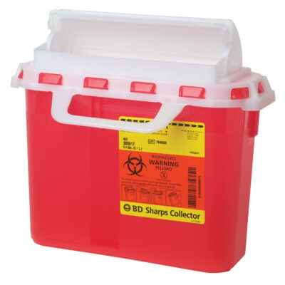 Sharps Cont. 5.4qt Clear 12/ca