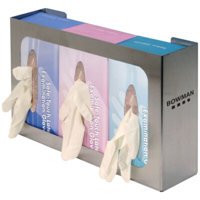 Holder Glove Box Triple Stainless