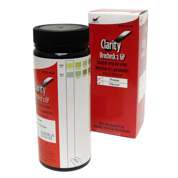 Strips Urine Reagent 2GP Urocheck 100/bx