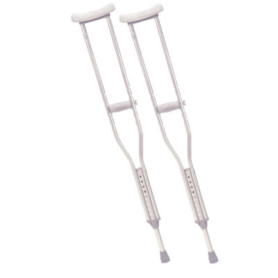 Crutches Alum. P/B Adult