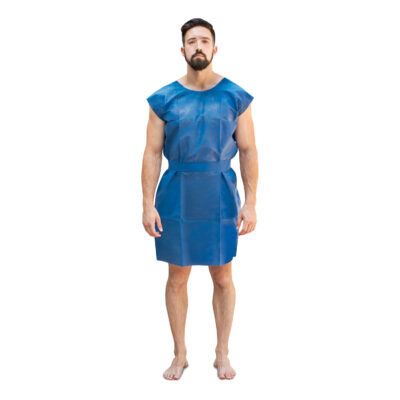 Gown Exam Patient One-Size Dark Blue