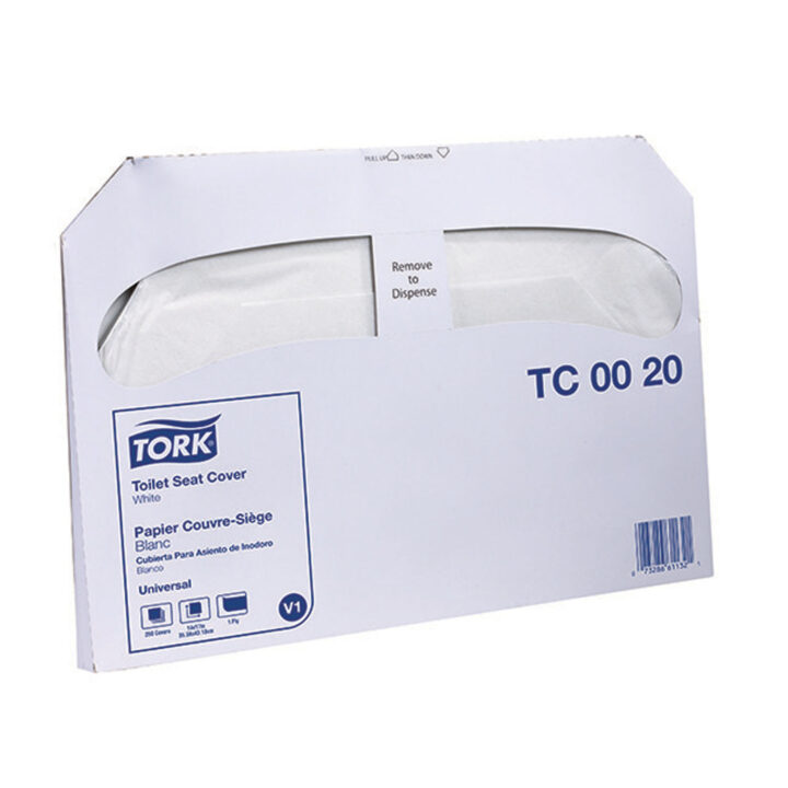 Cover Toilet Seat 1/2 Fold Univ White
