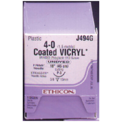 Suture 4-0 Vicryl P-3 Needle
