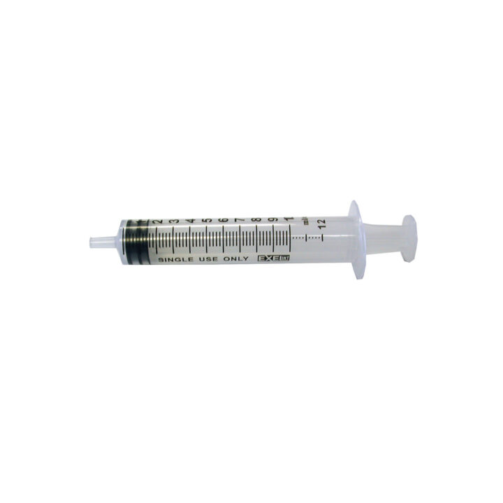 Syringe 10-12cc Luer Slip