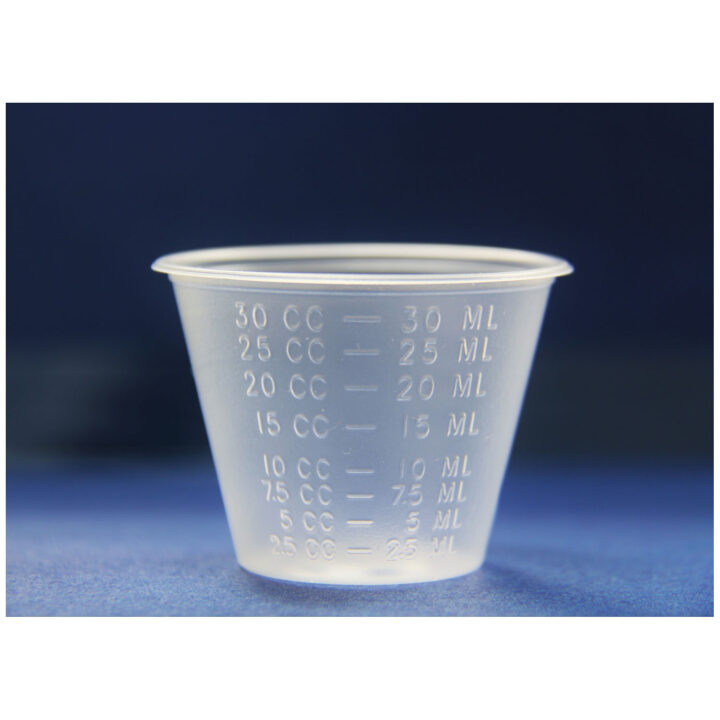 Cup Medicine 1oz Graduated