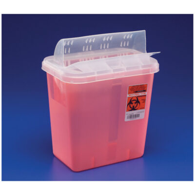 Sharps Cont. 5qt Trans/Red