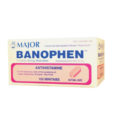 Banophen Generic Cap 25mg