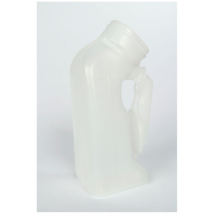 Urinal Male Translucent w/Lid 50/case