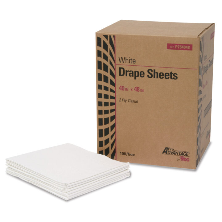 Sheet Drape 2ply 40x48 White