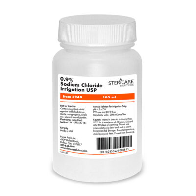 Sol NaCl .9% 100mL Bottle