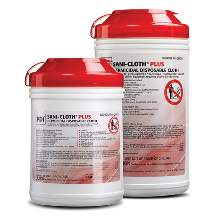Wipes Sani-Cloth Plus 8"x14"