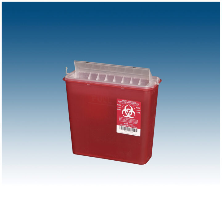 Sharps Cont 5-QT Red