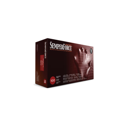 Glove Nitrile Black P/F Medium