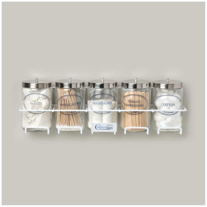 Sundry Jars Flint Glass w/Lids