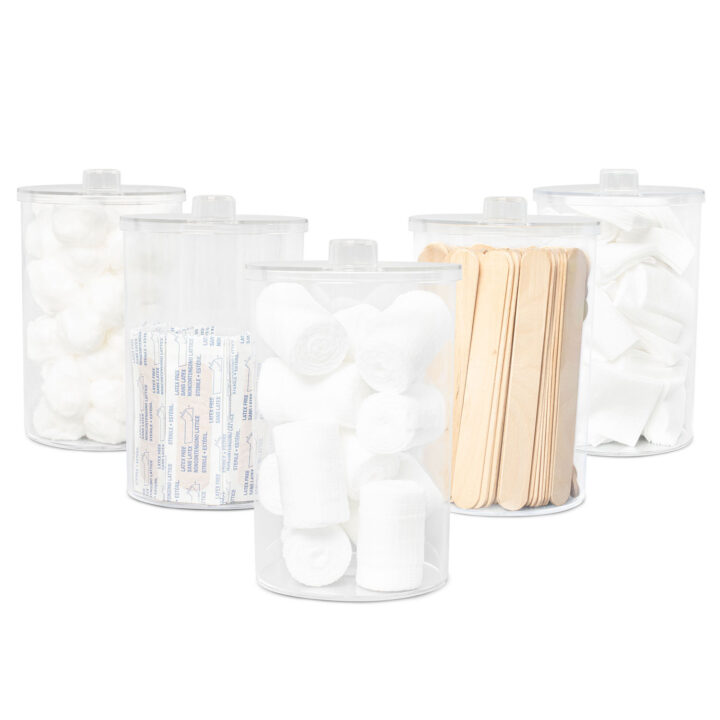 Sundry Jars Clear Plastic