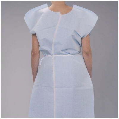 Gown Exam T/P/T 30x42 Blue Adult