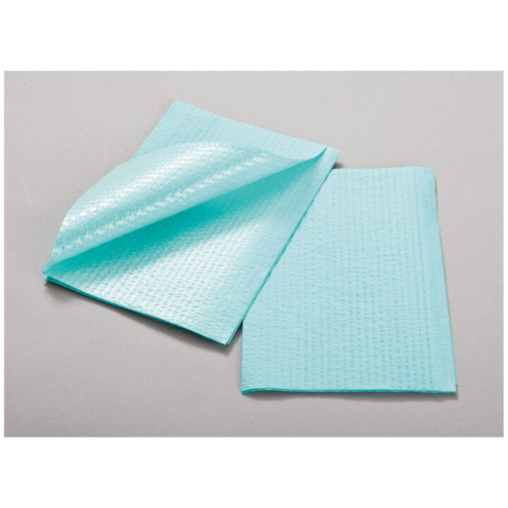 Towel Bib 3ply T/P Blue 13x18