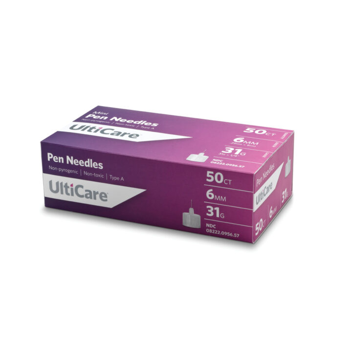 Pen Needle 6mm Depth 31G x 1/4" 50/box