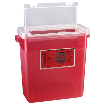 Sharps Cont 3-Gal Red