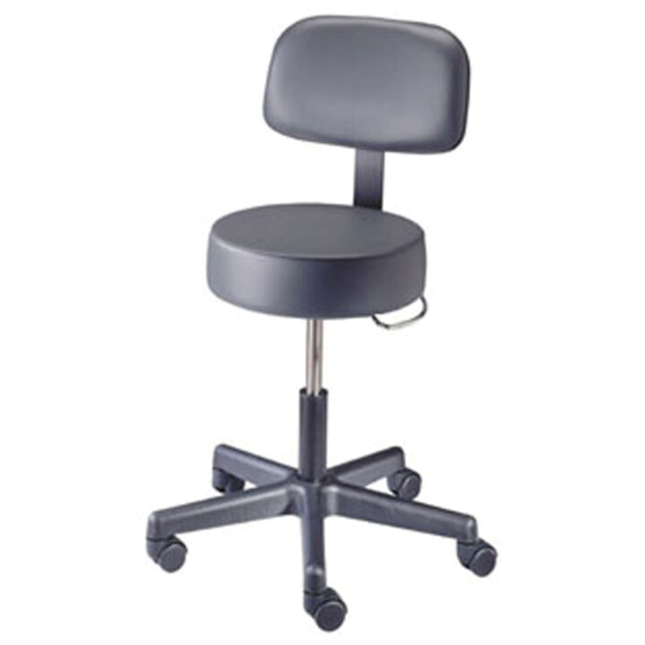 Stool Pneumatic 5-Leg w/Back