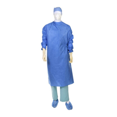 Gown Surgical STD SM/Med Blue Sterile